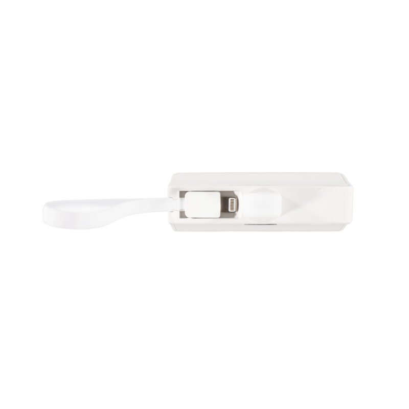 powerbank tecnolab 10000 mah, 20w salida usb tipo c y lightning. white — vista 6