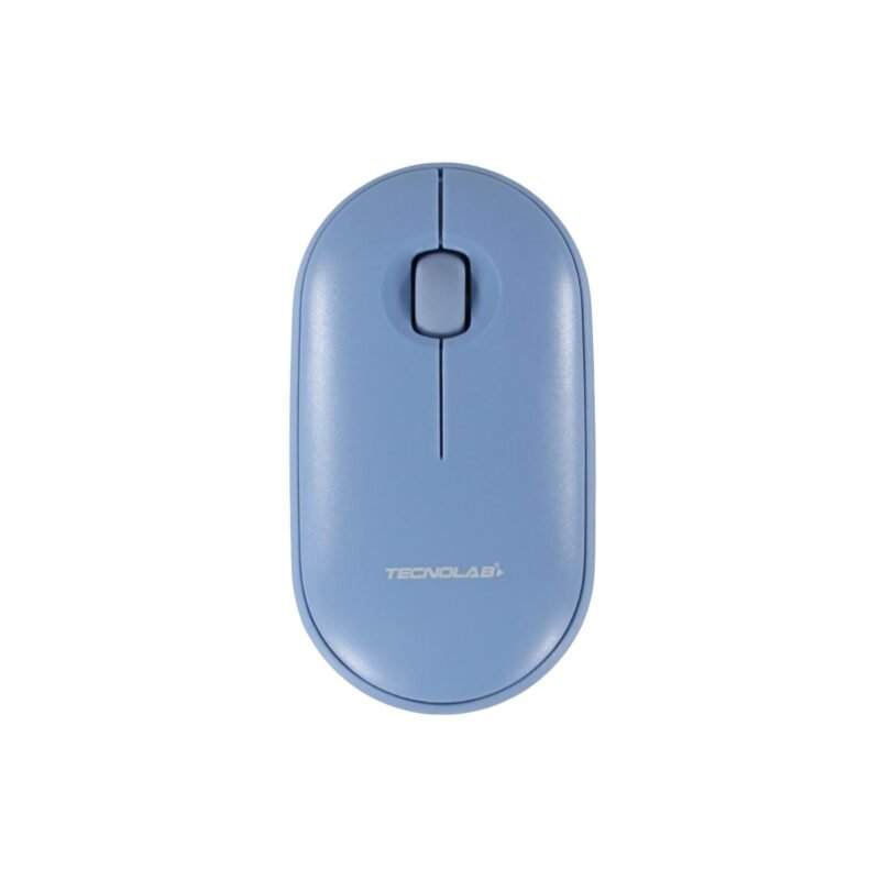 mouse silencioso tecnolab, conexion dual 2.4g + bt. 1000 dpi. blue — vista 2