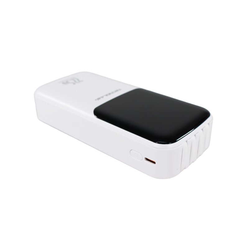 powerbank tecnolab 25000mah 22,5w incluye 4 cables, tipo c, usb, micro usb y lightning. white — vista 8