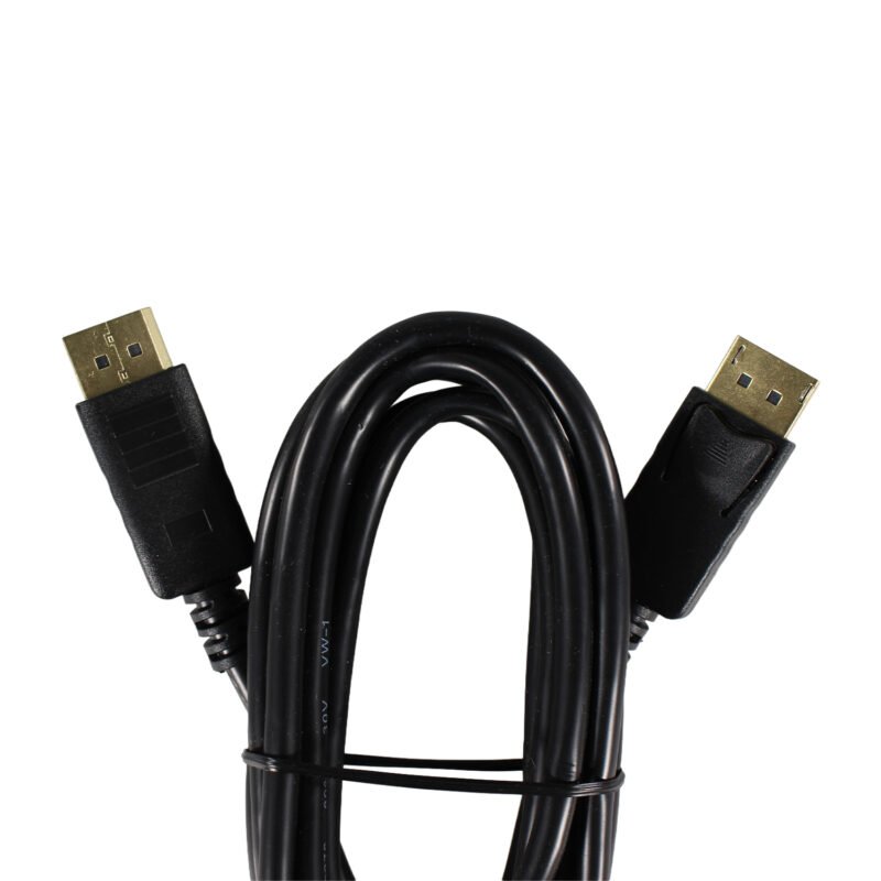 cable tecnolab doble display port macho. para conexion de video 4k. 2 metros. — vista 4