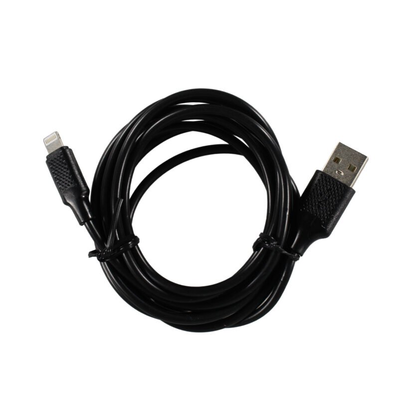 cable tecnolab usb a lightning. 2 metros. black — vista 3