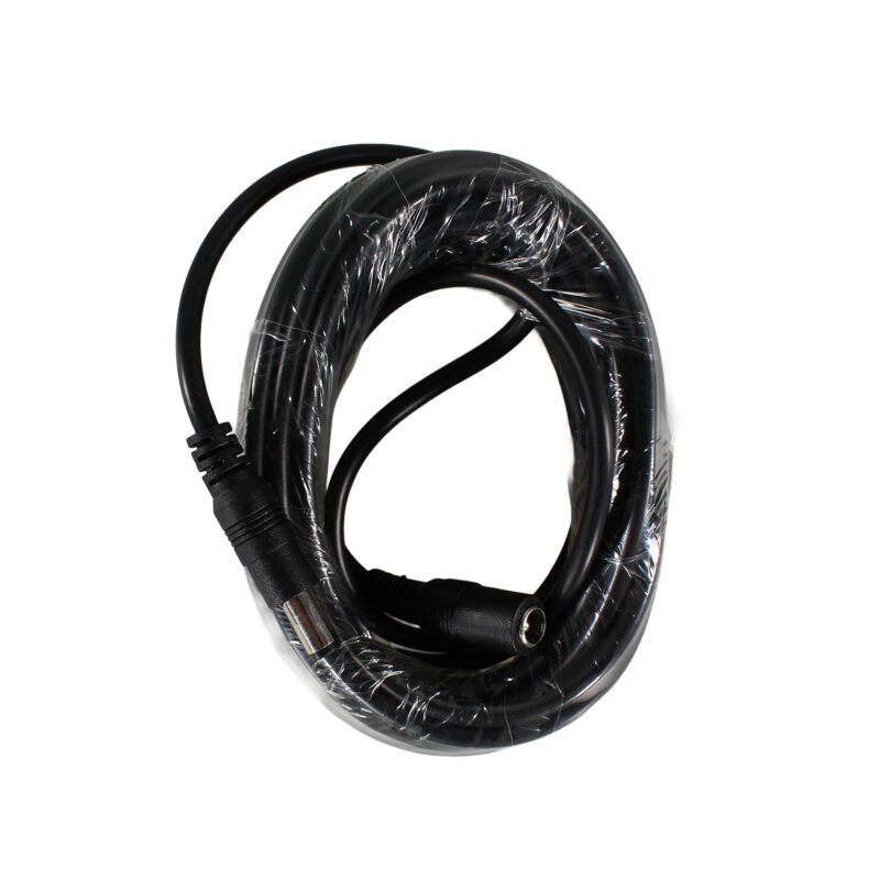 cable tecnolab de alimentacion para camaras 12v 5a, 5 metros. black — vista 3