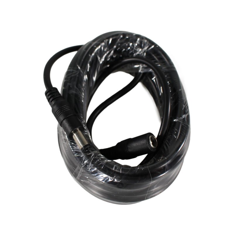 cable tecnolab de alimentacion para camaras 12v 5a, 5 metros. black — vista 4