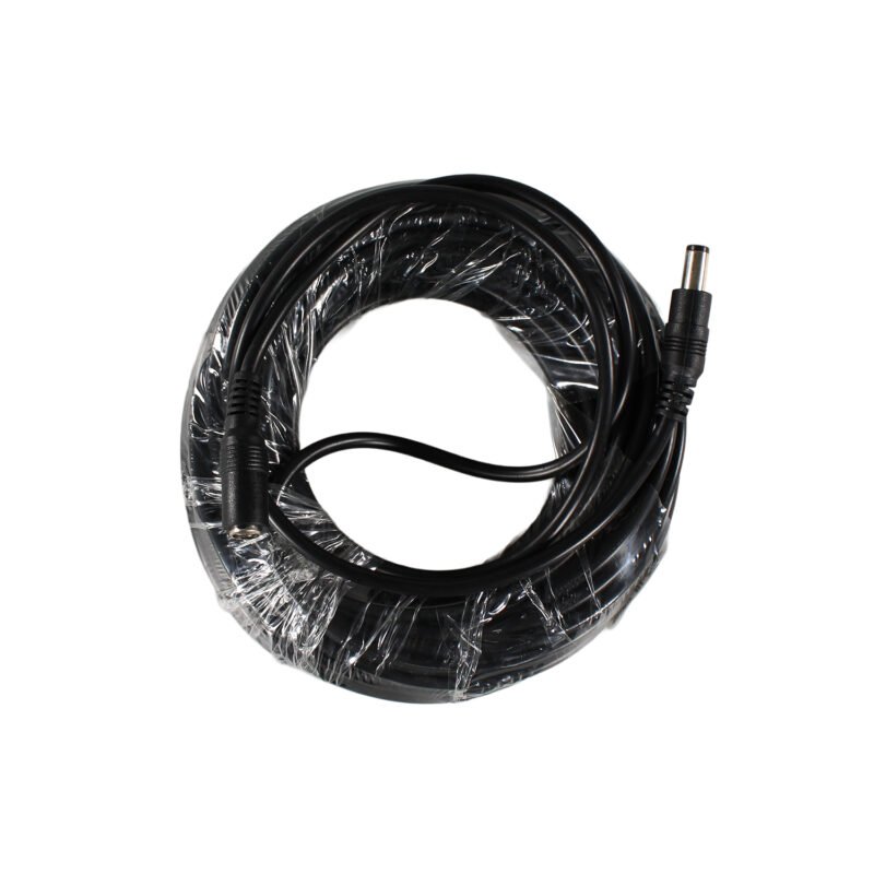 cable tecnolab de alimentacion para camaras 12v 5a, 10 metros. black — vista 4