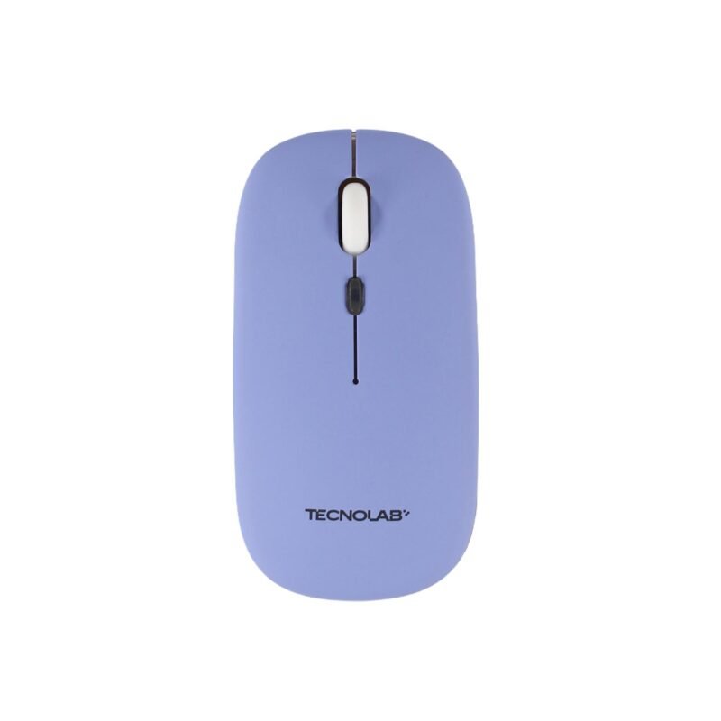 mouse optico silencioso tecnolab, rgb , conexiÓn dual 2.4 + bt, multicompatibilidad. dpi 800/1200/1600. blue — vista 2