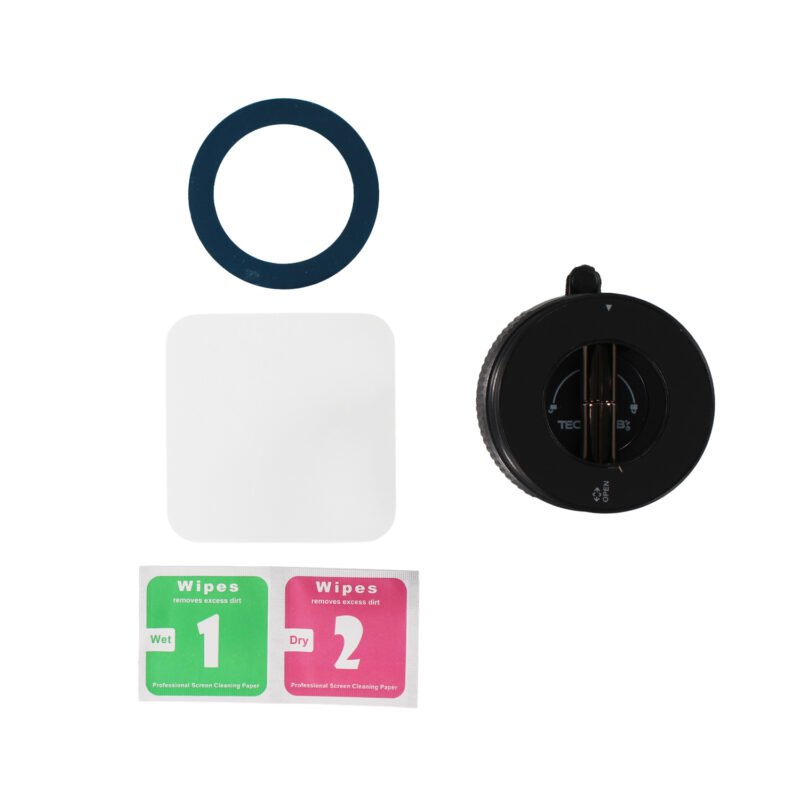 soporte magnetico tecnolab para vehiculos, movimiento 360° ajustable, con ventosa de alta succion. — vista 4