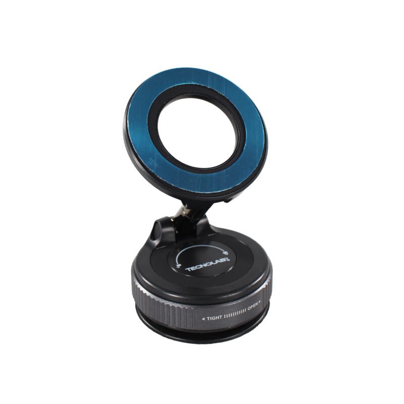 soporte magnetico tecnolab para vehiculos, movimiento 360° ajustable, con ventosa de alta succion. — vista 9