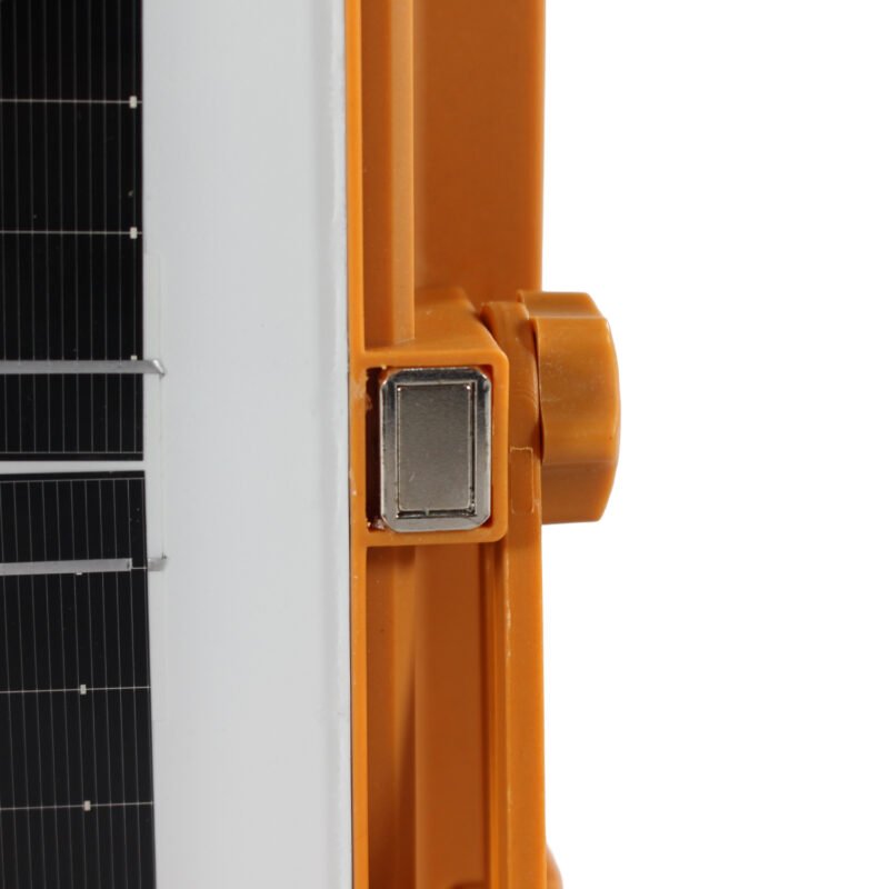 reflector led solar. multifuncion, powerbank 10000 mah, 5 modos de luz, soporte integrado y ajustable 180°, carga por usb c y panel solar. ip66. — vista 5