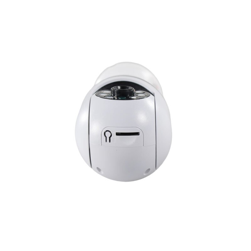 camara de seguridad wifi y panoramica. resolucion full hd. detector de movimiento, audio bidireccional, luz integrada, vision 360°. voltaje 220v — vista 5