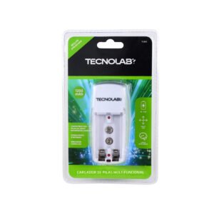 cargador de pilas tecnolab multifuncional