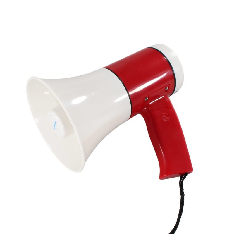 megafono portatil tecnolab 35w, 300 metros de distancia, funcion bt 5.0, microfono, interfaz de carga tipo c. — vista 5