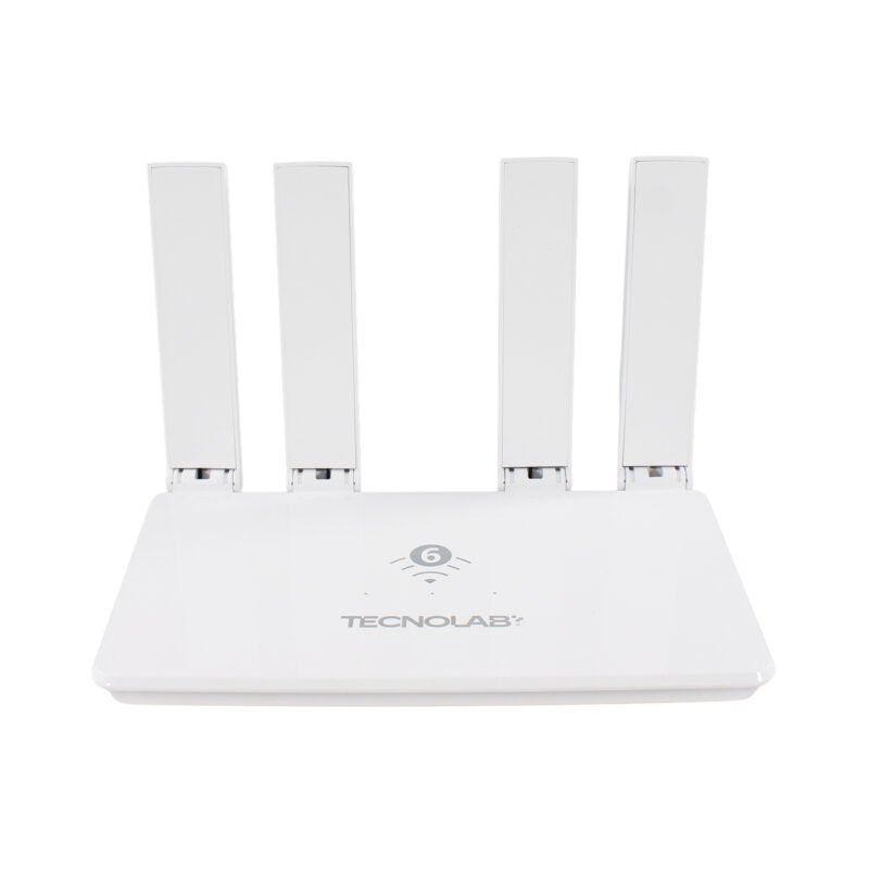 router 4g tecnolab cpe wifi 6 con ranura para chip. 150 mbps descarga y 50 mbps subida. white — vista 6