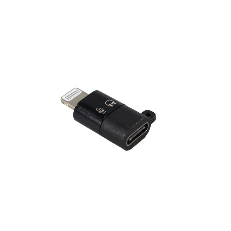 kit microfono de 2 lavalier inalambricos tecnolab para celular con receptores tipo c y lightning, alcance 25 metros. black — vista 5