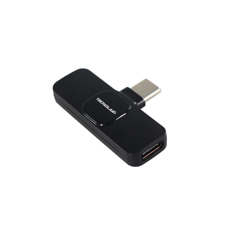 kit microfono de 2 lavalier inalambricos tecnolab para celular con receptores tipo c y lightning, alcance 25 metros. black — vista 4