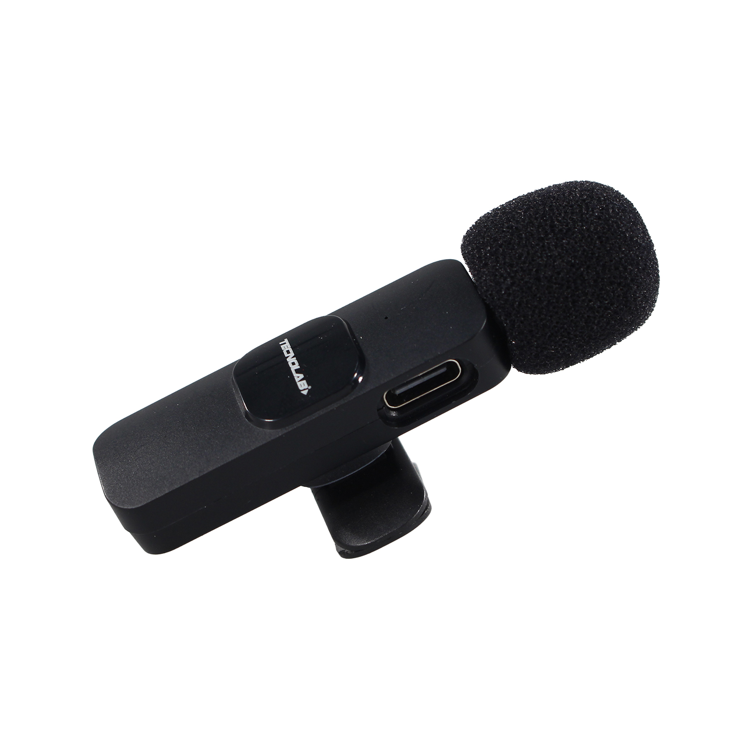 kit microfono de 2 lavalier inalambricos tecnolab para celular con receptores tipo c y lightning, alcance 25 metros. black kit microfono de 2 lavalier inalambricos tecnolab para celular con receptores tipo c y lightning, alcance 25 metros. black