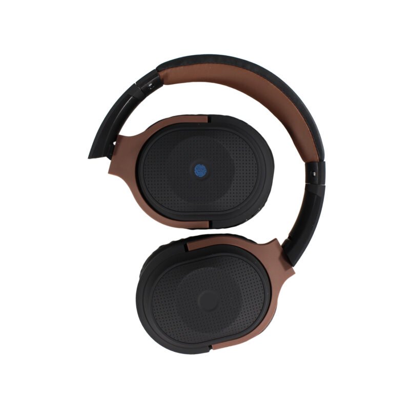 audifono tecnolab bt v5.3, bateria 200mah, control touch, radio fm, micro sd, carga tipo c, 5 6h reproduccion. brown — vista 2