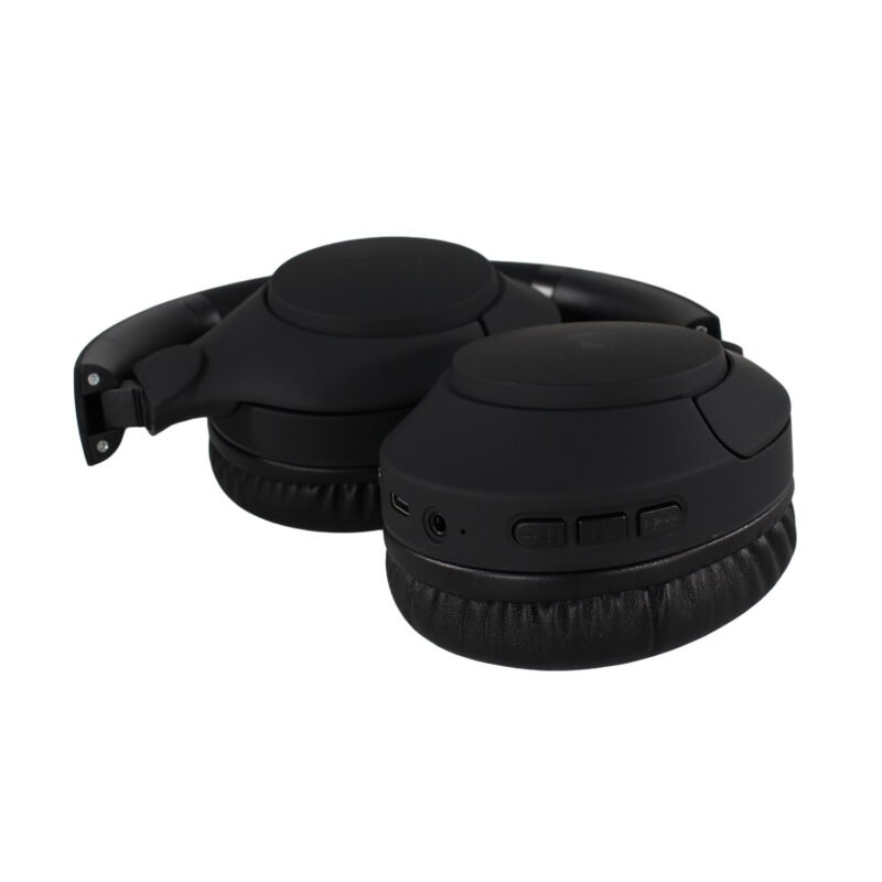 audifono tecnolab bt v5.3, bateria 400mah, reduccion de ruido 18 23db, carga tipo c, cancelacion de ruido activa (anc). black — vista 4