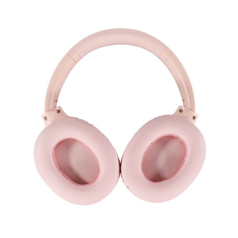 audifono bt v5.3, bateria 400mah, reduccion de ruido 18 23db, carga tipo c, cancelacion de ruido activa (anc) soft pink — vista 7