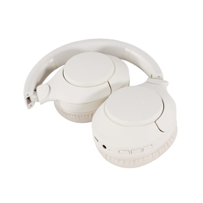 audifono bt v5.3, bateria 400mah, reduccion de ruido 18 23db, carga tipo c, cancelacion de ruido activa (anc) black beige — vista 2