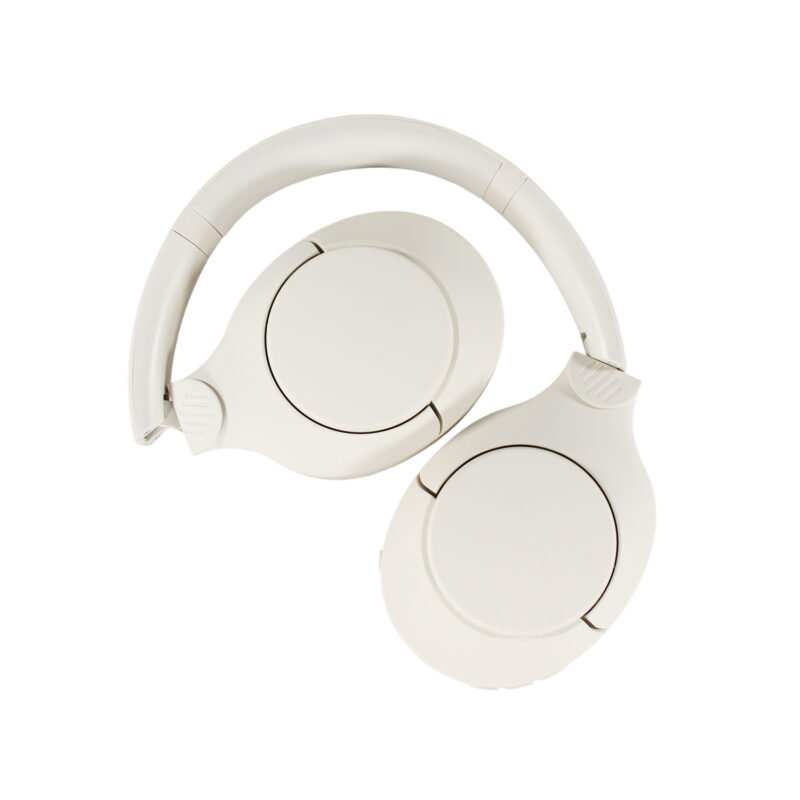 audifono bt v5.3, bateria 400mah, reduccion de ruido 18 23db, carga tipo c, cancelacion de ruido activa (anc) black beige — vista 3