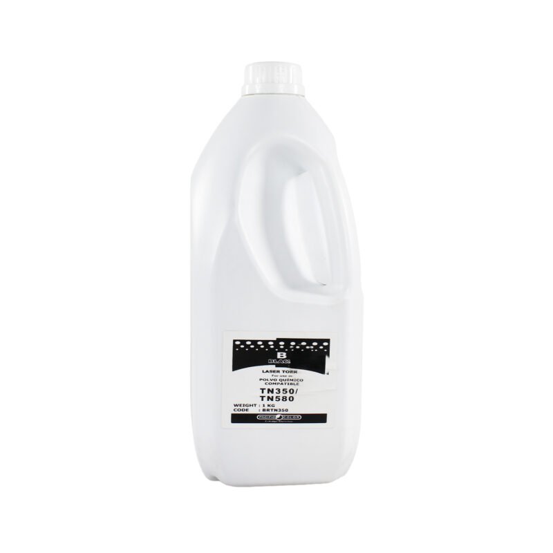 botella 1kg polvo toner comp. brother tn350 / tn580