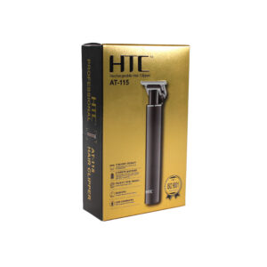 cortadora de pelo htc inalambrica, cuerpo de aluminio, betrÍa de litio 600 mah., carga de 2 horas. recargable tipo c. incluye 4 peines, aceite lubricante, cable de carga usb.