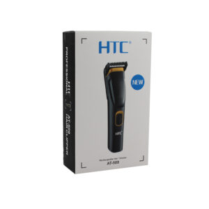 cortadora de pelo htc con peine de ajuste de 3 a 11mm, recargable tipo c