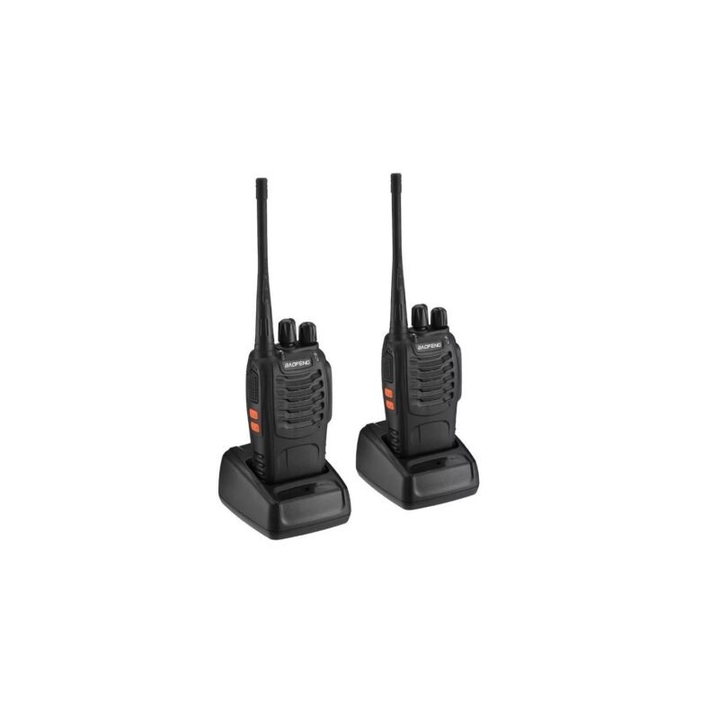 kit doble walkie talkie baofeng modelo bf 888s incluye 2 auriculares — vista 2