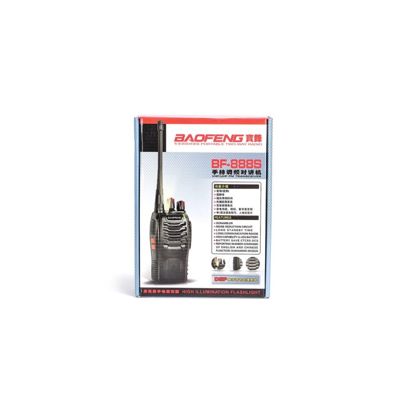 kit doble walkie talkie baofeng modelo bf 888s incluye 2 auriculares — vista 4