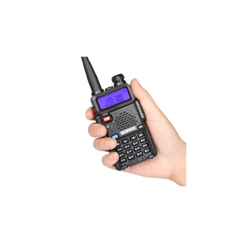 walkie talkie baofeng, bateria 3800mah, 128 canales, funcion vox, 5w/1w transmision, 136 174mhz, 400 520mhz.