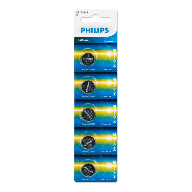 pila philips minicells litio pack of 5piezas