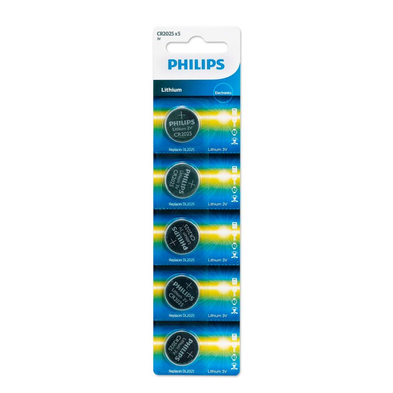 pila philips minicells litio pack of 5piezas