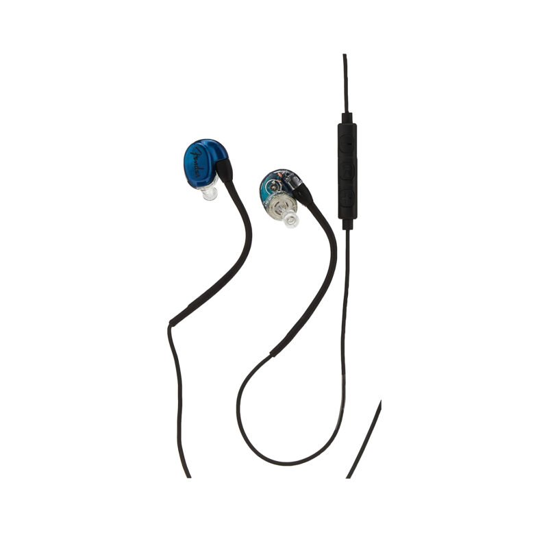 audifono fender cxa1/wt, entrada auxiliar, sonido de alta calidad, transductores de titanio 8.5mm. blue — vista 2