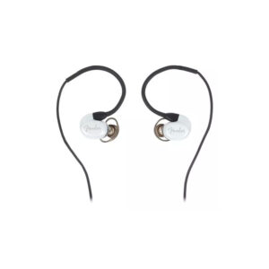 audifono fender cxa1/wt, entrada auxiliar, sonido de alta calidad, transductores de titanio 8.5mm.white