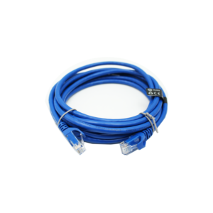 cable hp ethernet cat6, 3 mts, 1gbps, conectividad universal para redes domesticas y de oficina. blue