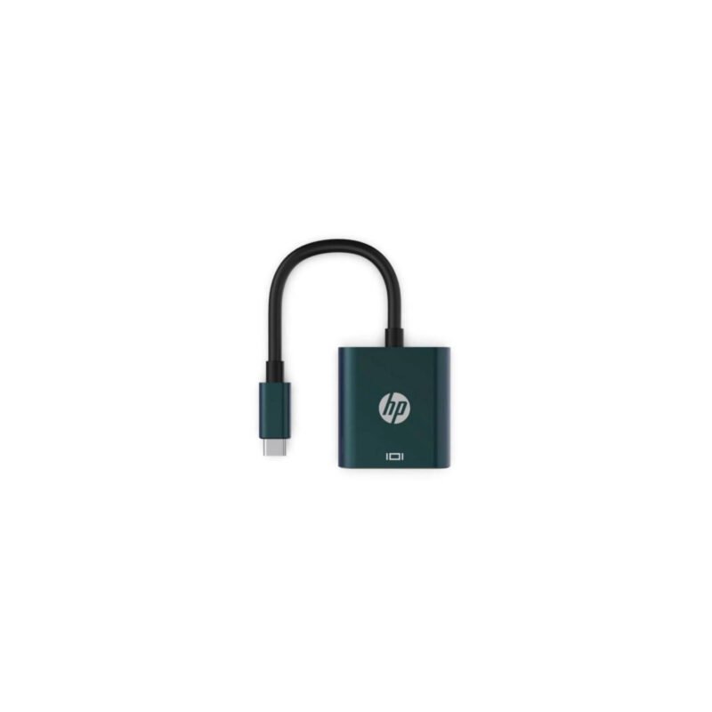 adaptador hp hdmi a tipo c, compatible windows 10/11, resolucion 4k a 30hz, acabado aluminio.