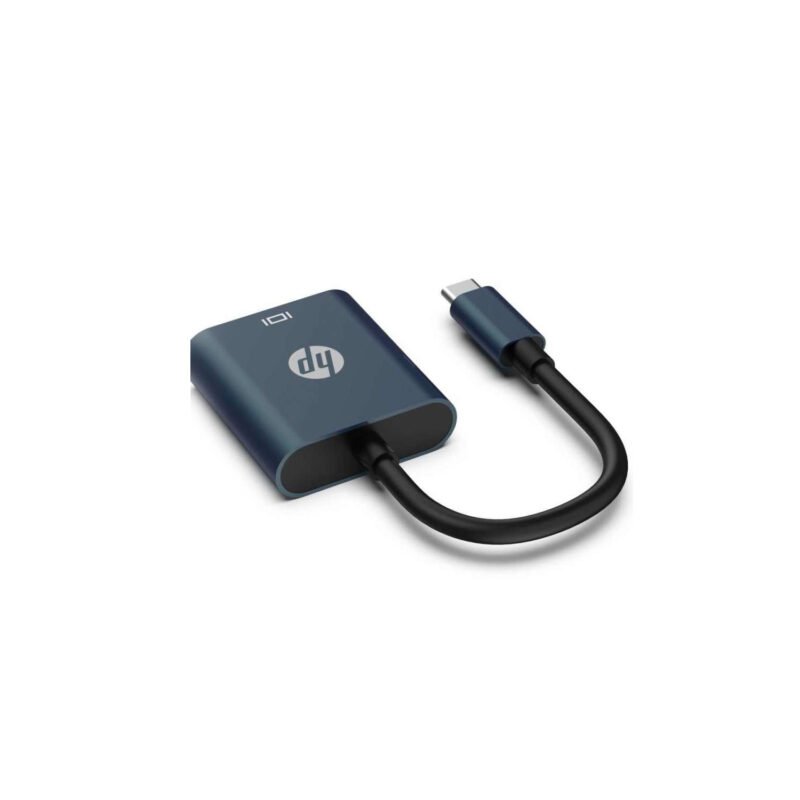 adaptador hp hdmi a tipo c, compatible windows 10/11, resolucion 4k a 30hz, acabado aluminio. — vista 3