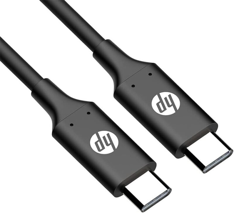 cable hp tipo c a tipo c carga rapida hasta 60w 20v/3a transmision datos hasta 5gbps/s 1 metro — vista 3