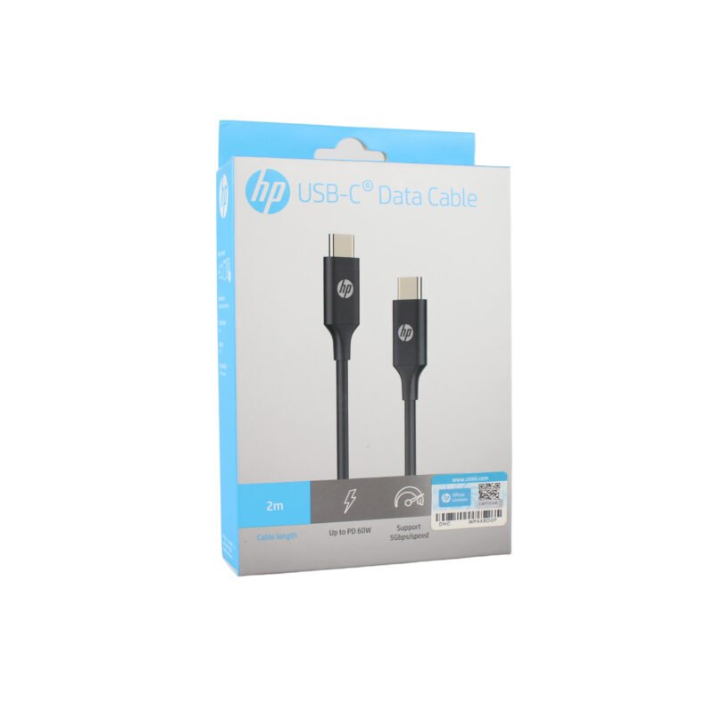 cable hp tipo c a tipo c carga rapida hasta 60w 20v/3a transmision datos hasta 5gbps/s 2 mts