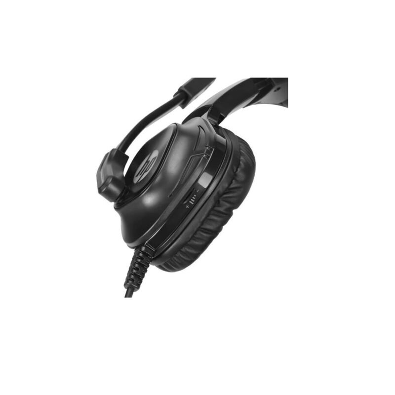 audifono hp dhe 8002, control de volumen, microfono ajustable, luz led, cable 2m. — vista 4
