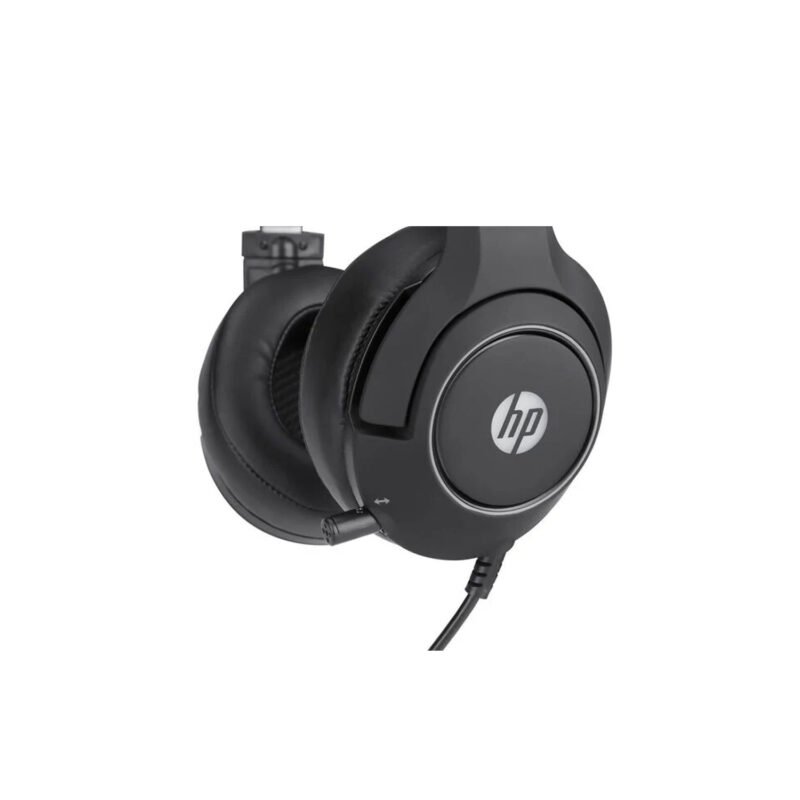 audifono hp dhe 8003, control de volumen, microfono ajustable, stereo deep bass, luz led, cable 2m.