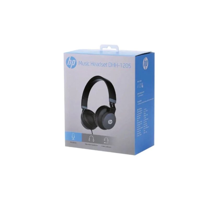 audifono hp dhh 1205, control de volumen integrado, diseÑo comodo, almohadillas acolchadas, cable 1.4m. black — vista 3