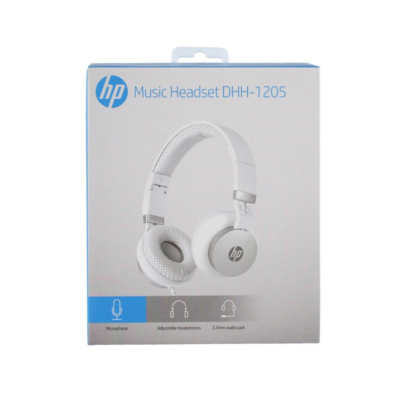 audifono hp dhh 1205, control de volumen integrado, diseÑo comodo, almohadillas acolchadas, cable 1.4m.white — vista 4