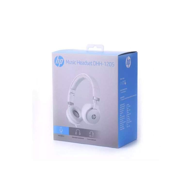 audifono hp dhh 1205, control de volumen integrado, diseÑo comodo, almohadillas acolchadas, cable 1.4m.white — vista 2