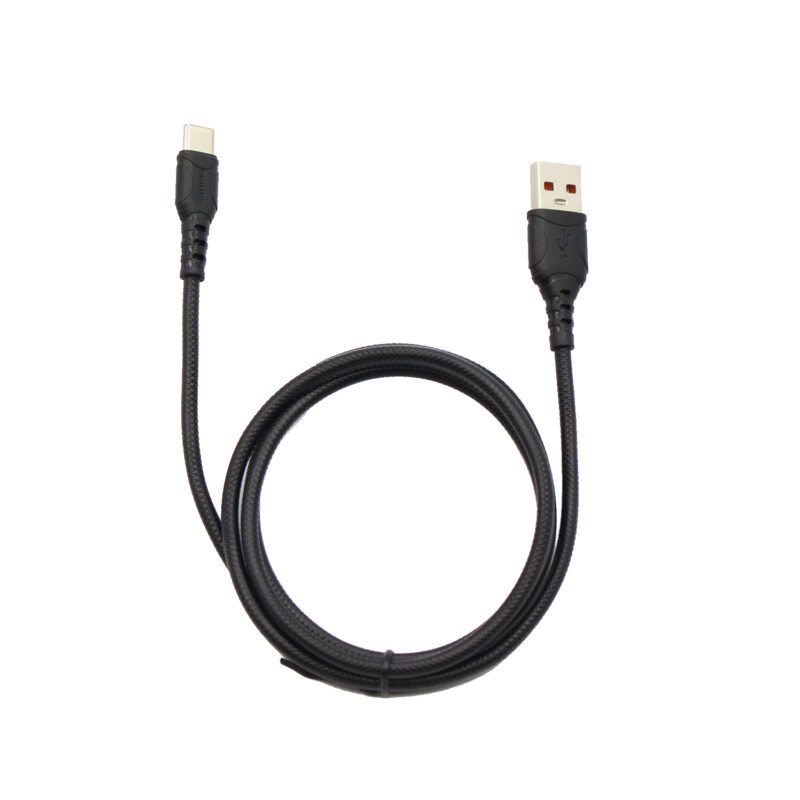 cable philips usb 3.0 tipo c 3 amp 1 mt trenzado black — vista 7