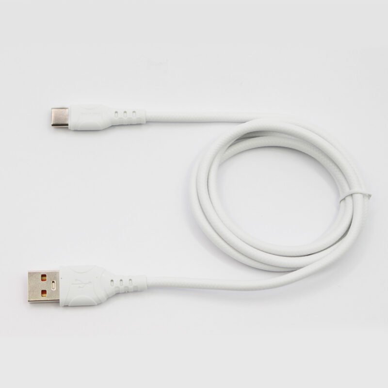 cable philips usb 3.0 tipo c 3 amp 1 mt trenzado white — vista 4