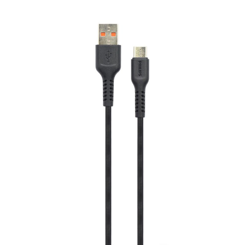 cable philips usb 3.0 a tipo c 2,4 amp 1 mts black — vista 4
