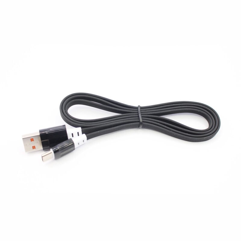 cable philips usb 3.0 a tipo c 2,4amp 1 mt plano black — vista 6