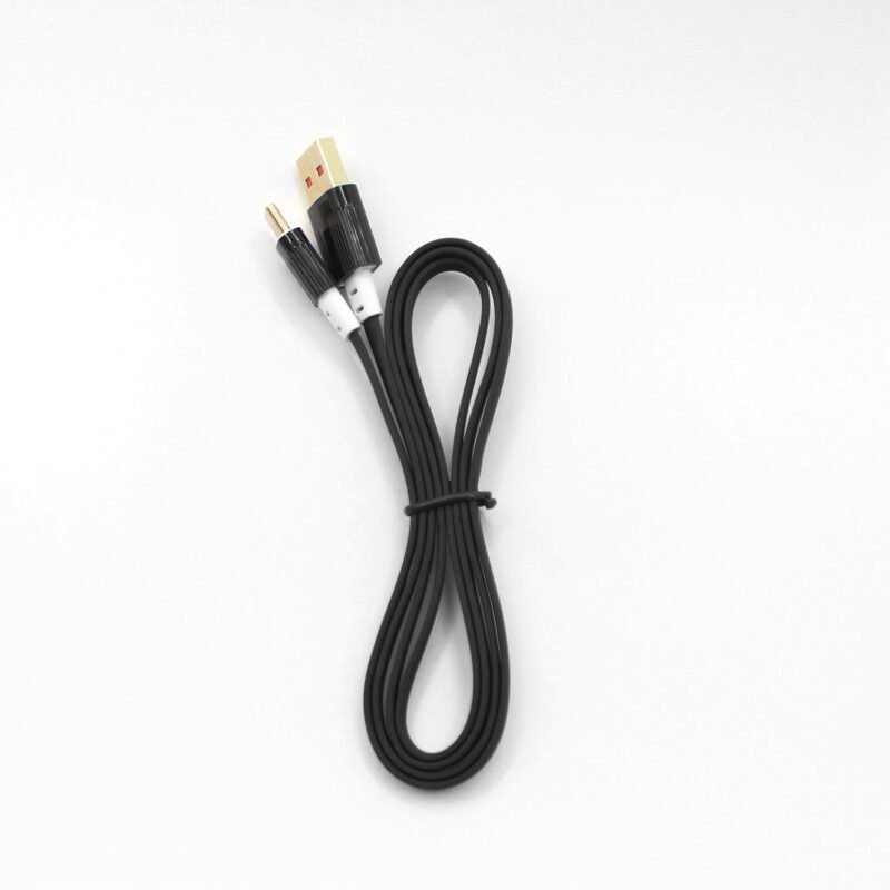 cable philips usb 3.0 a tipo c 2,4amp 1 mt plano black — vista 7
