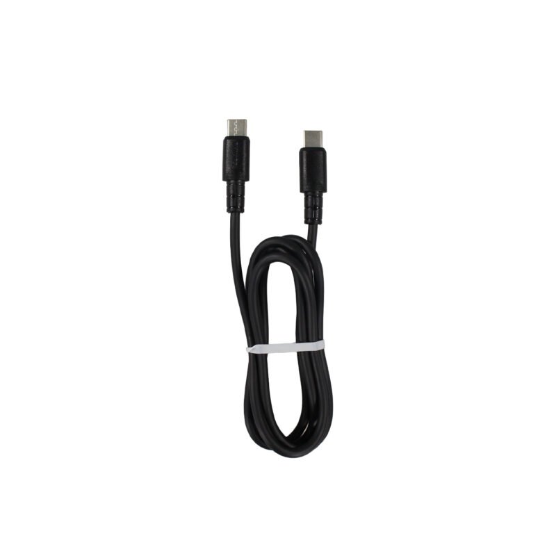 cable philips usb c 3.0 a tipo c 3 amp 1 mt black — vista 3